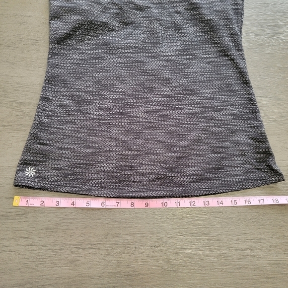 Athleta Black & Grey Racerback Tank‎ Top Size M - Picture 9 of 9